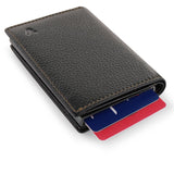 Porta Tarjetas y Efectivo Roncato Piel – Negro