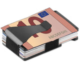Tarjetero Metálico Rfid Con Clip Para Billetes