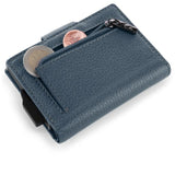 Porta Tarjetas y Efectivo Roncato Piel – Azul