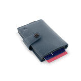 Porta Tarjetas de Crédito con Monedero Roncato Piel – Azul