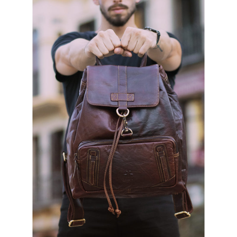 Mochila Unisex Piel 6114