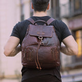 Mochila Unisex Piel 6114