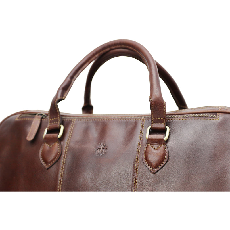 Bolsa De Viaje Vintage Piel Rosme 6166