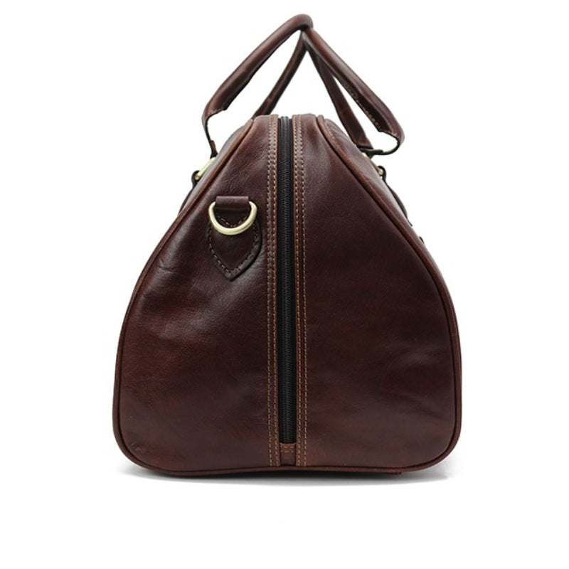 Bolsa De Viaje Vintage Piel Rosme 6166