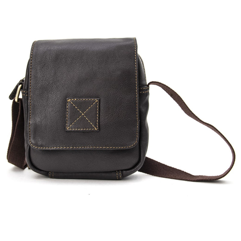 Bolso Caballero Artesanal Piel Rosme 6011